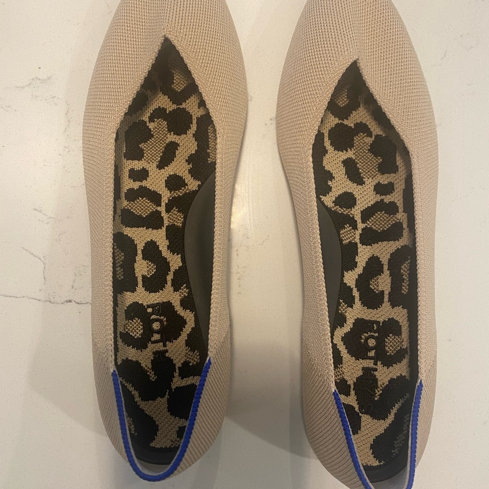 Rothy's the Point II size 10 in Ecru - Picture 7 of 9